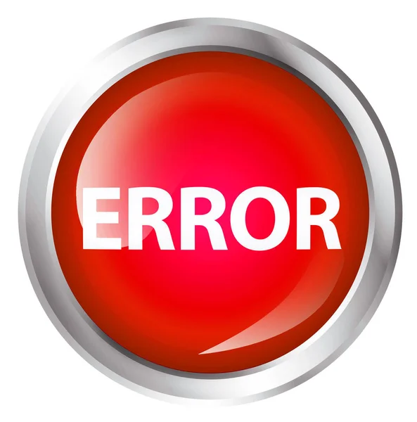 Icono con texto de error — Foto de Stock