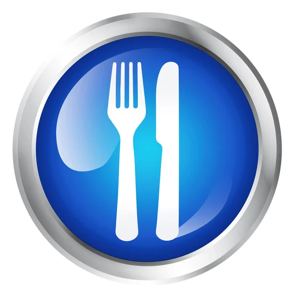 Icono con símbolo de comida —  Fotos de Stock