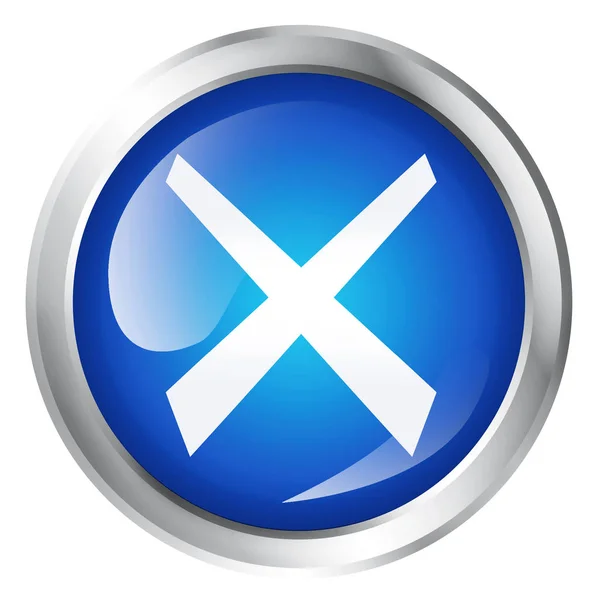 Computer icon with cross symbol — Stock Photo, Image