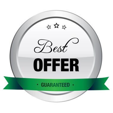 En iyi teklif mühür veya simgesi