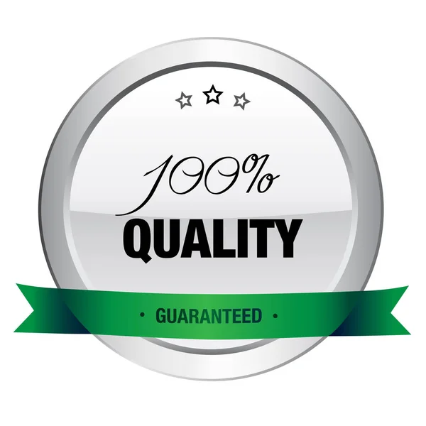 Selo ou ícone 100% de qualidade — Vetor de Stock