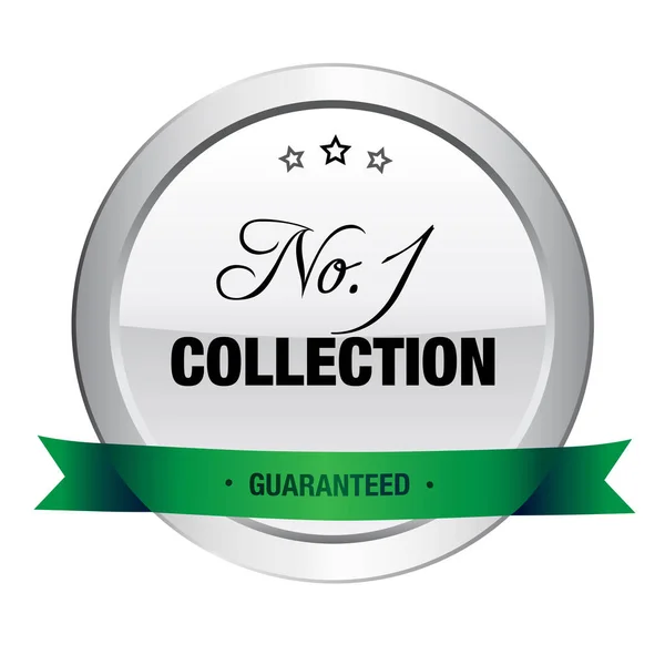 No. 1 collection seal or icon — стоковый вектор