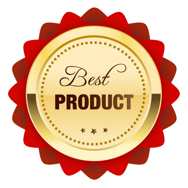 Mejor sello o icono del producto — Vector de stock