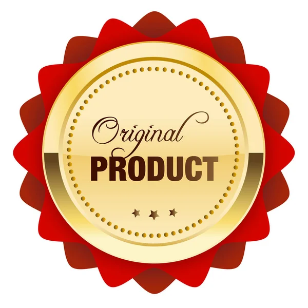 Originele product zegel of pictogram — Stockvector