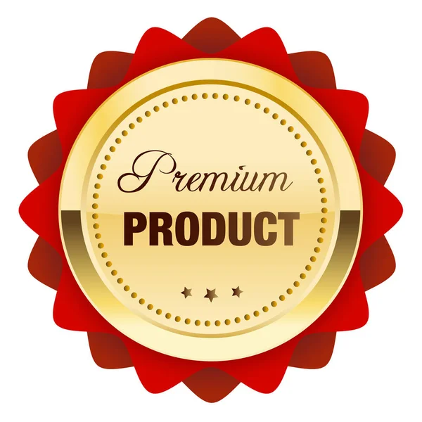 Premium product zegel of pictogram — Stockvector