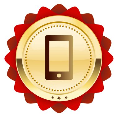 İletişim mühür veya smartphone sembolü simgesi