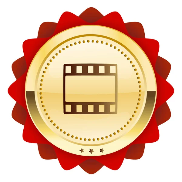 Selo de filme ou ícone — Vetor de Stock