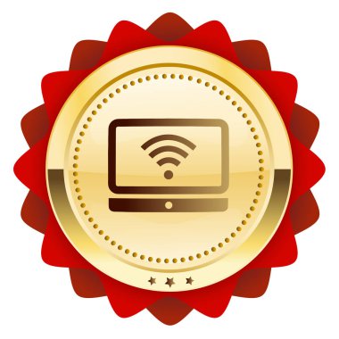 Ücretsiz Wi-Fi mühür veya simge Wifi sembolü ile garantili.