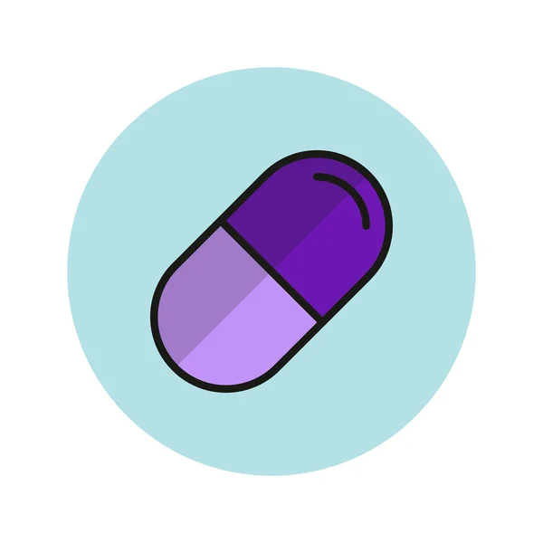 Pill ikon vektor illustration — Stock vektor