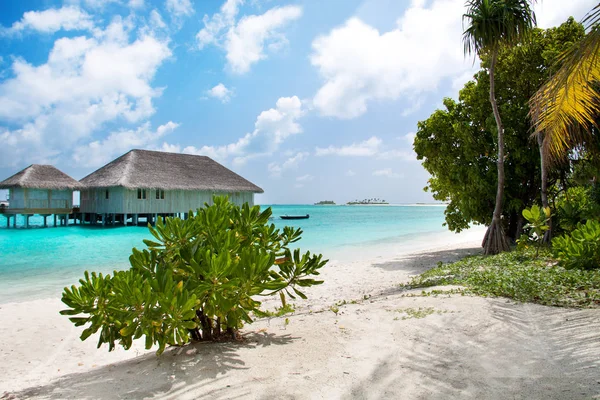 Maldiverna lyxresort — Stockfoto