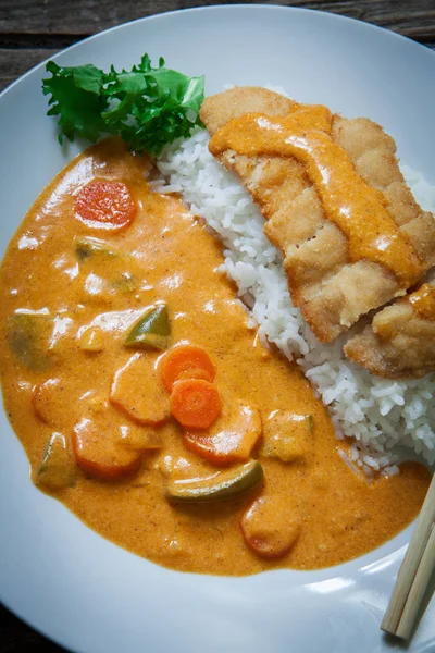 Katsu Kare Curry Dish — Stock Photo, Image