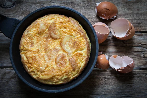 Omelete de comida espanhola — Fotografia de Stock