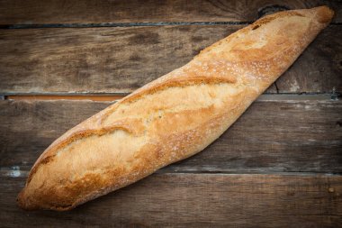 Ahşap rustik ekmek