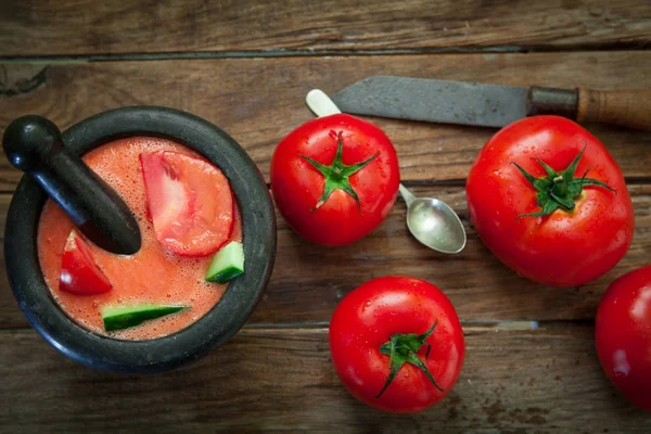 番茄冷汤 — 图库照片