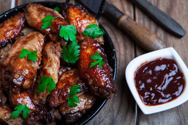 Bufalo style chicken wings — Stock Photo, Image