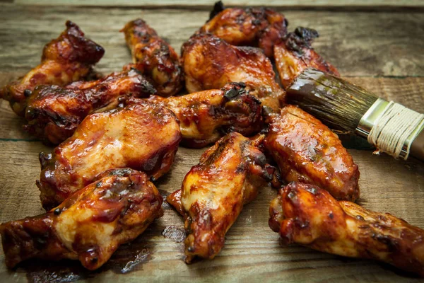 Bbq chicken wings — Stock Photo, Image