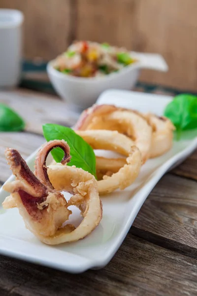 Calamari fritti — Foto Stock