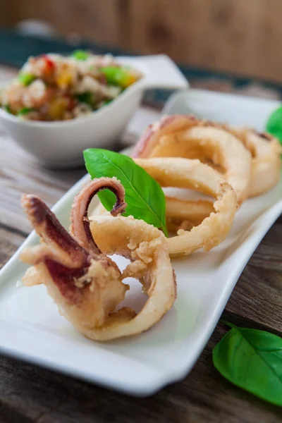 Calamari fritti — Foto Stock