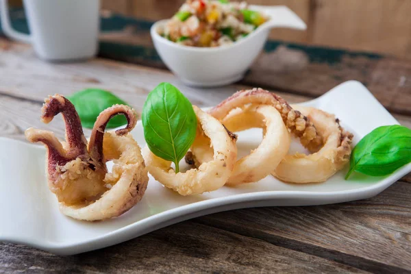 Calamari fritti — Foto Stock