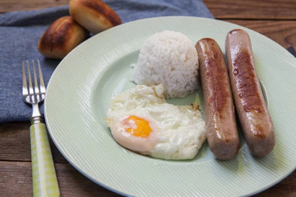 Café da manhã estilo americano — Fotografia de Stock