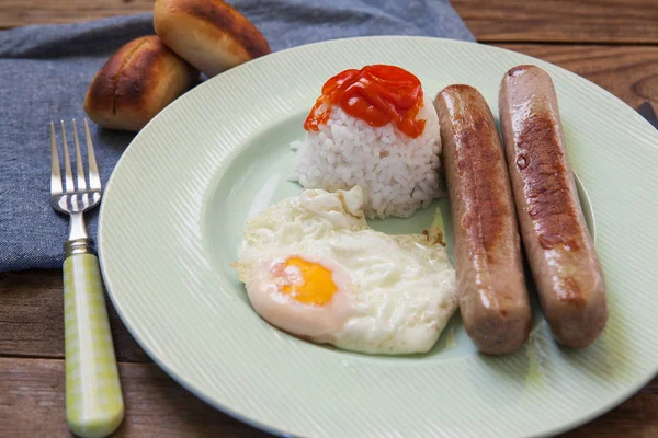 Amerikanisches Frühstück — Stockfoto