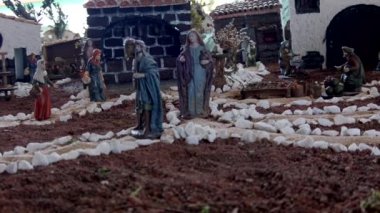 Geleneksel Bethlehem, İspanya için tipik chrismas gösterimi