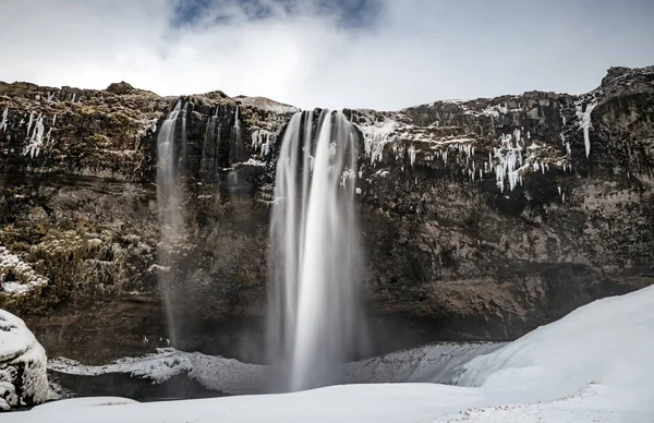 Wasserfall Seljalandsfoss — Stockfoto