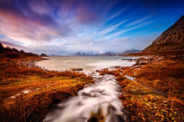 Lofoten güzel manzara