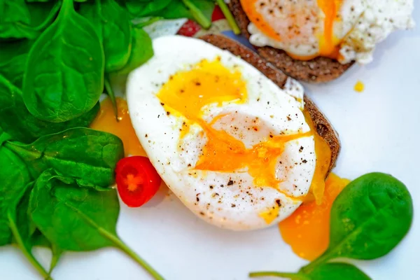 Deliciosos ovos Benedict — Fotografia de Stock