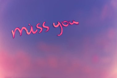 Miss you after each date clipart