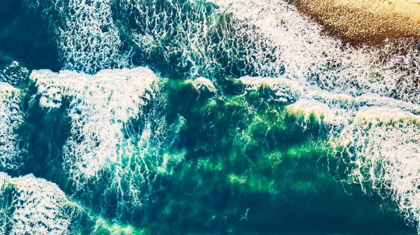 Vanuit de lucht uitzicht op de oceaan — Stockfoto