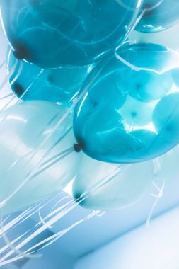 Mavi AIR ballons arka plan