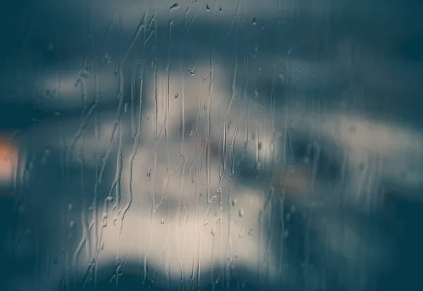 Φόντο αφηρημένη βροχερό παράθυρο — Φωτογραφία Αρχείου