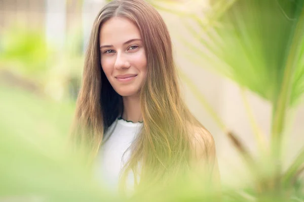 Autentické žena portrét — Stock fotografie