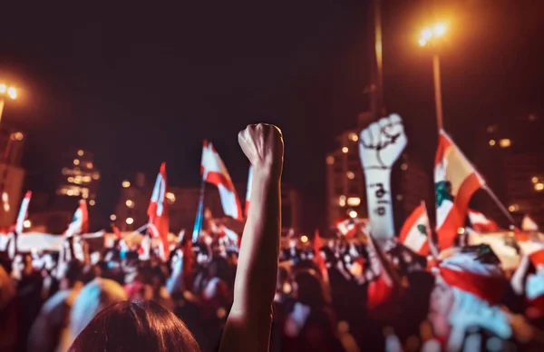 Revolution in Lebanon — Stock Photo, Image