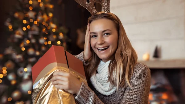 Mottagande julklapp — Stockfoto