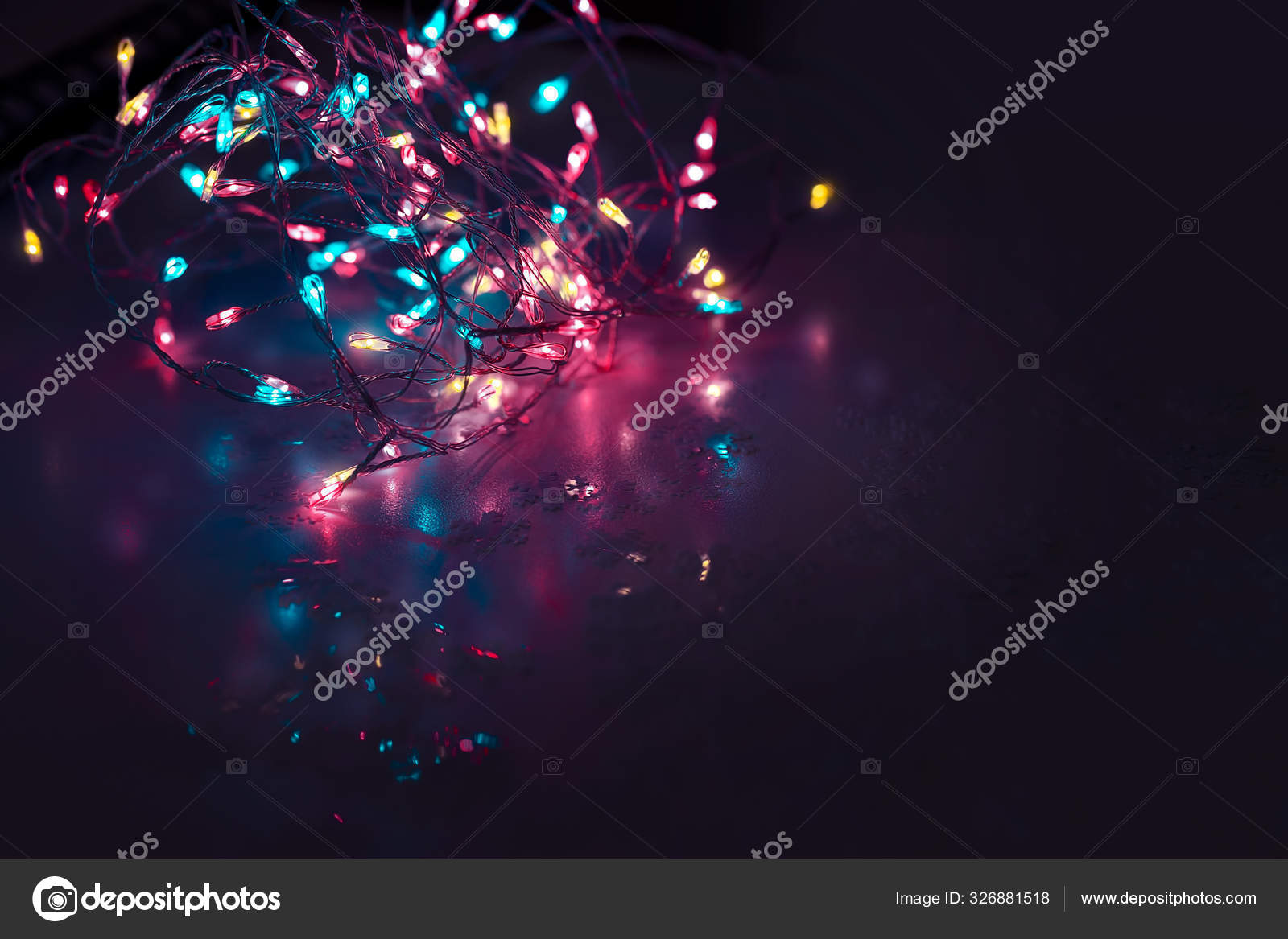 Arvore De Natal Luzes Fundo Stock Photo C Anna Om 326881518