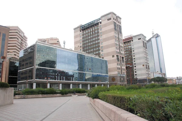 Centro Direzionale, quarter, business district, Nápoles, Campania, Itália — Fotografia de Stock