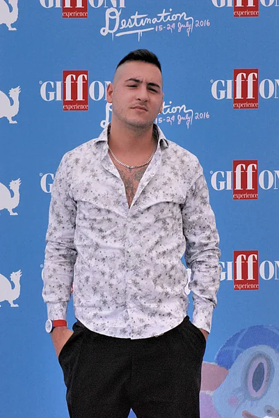 Carmine Monaco vid Giffoni Film Festival 2016 — Stockfoto