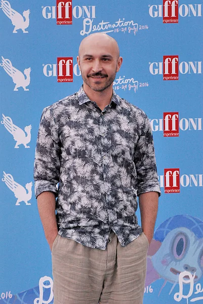 Maccio Capatonda på Giffoni Film Festival 2016 — Stockfoto