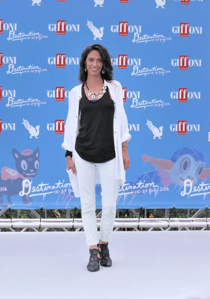 Roberta Mattei på Giffoni Film Festival 2016 — Stockfoto