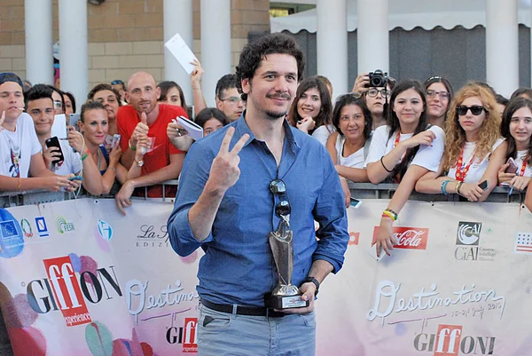 Gabriele Mainetti en el Giffoni Film Festival 2016 — Foto de Stock