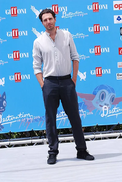 Giampaolo Morelli på Giffoni Film Festival 2016 — Stockfoto