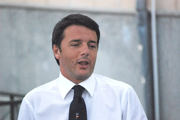 Matteo Renzi Giffoni Film Fesztivál 2012 — Stock Fotó