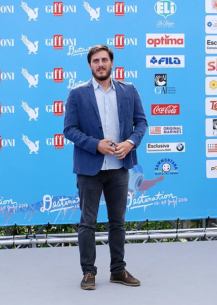 Luca Marinelli no Giffoni Film Festival 2016 — Fotografia de Stock