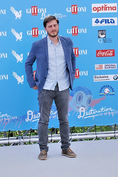 Luca Marinelli på Giffoni Film Festival 2016 — Stockfoto