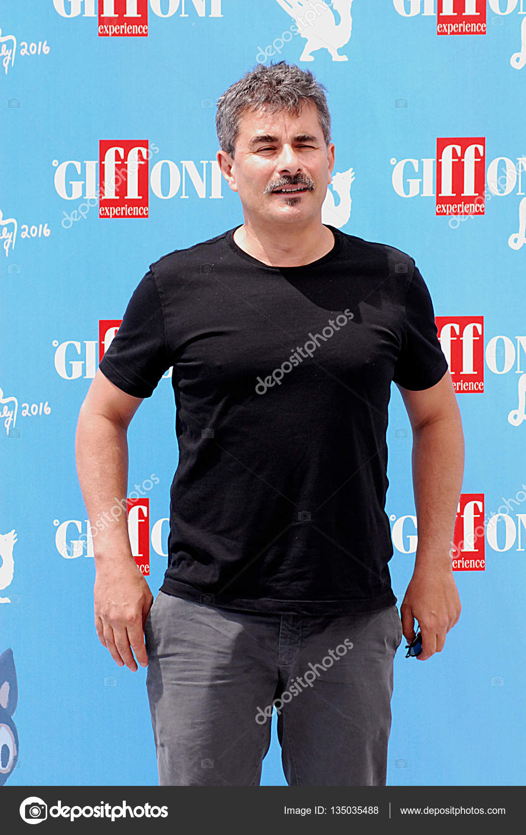 Paolo Genovese at Giffoni Film Festival 2016 Stock Editorial Photo