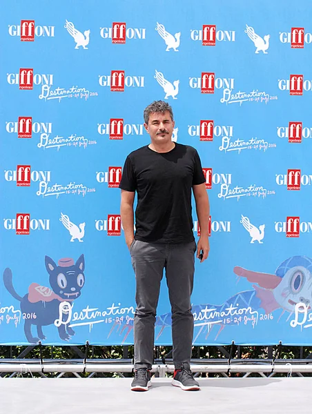 Paolo Genovese la Festivalul de Film Giffoni 2016 — Fotografie, imagine de stoc