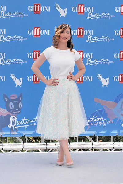 Chiara Francini beim Giffoni Filmfestival 2016 — Stockfoto