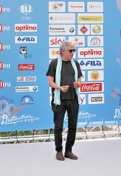 Eugenio Bennato på Giffoni Film Festival 2016 — Stockfoto